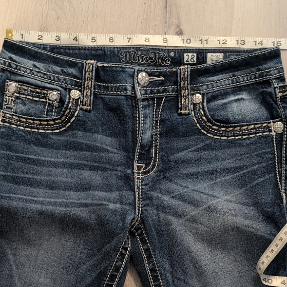 Miss Me Women's Dark Blue Boot Cut Jeans - Picture 3 of 9